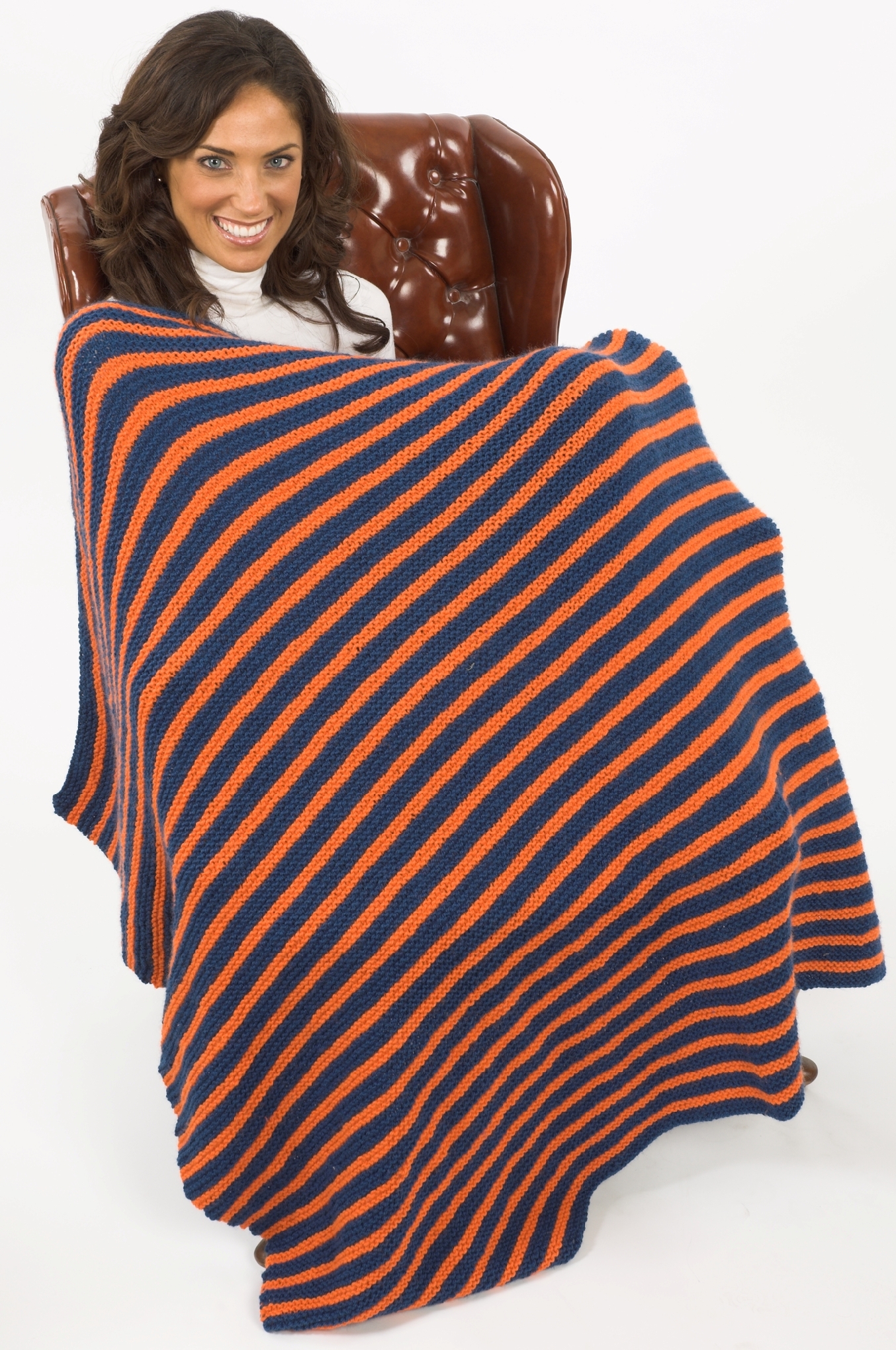 Garter Stitch Blanket Pattern #F221